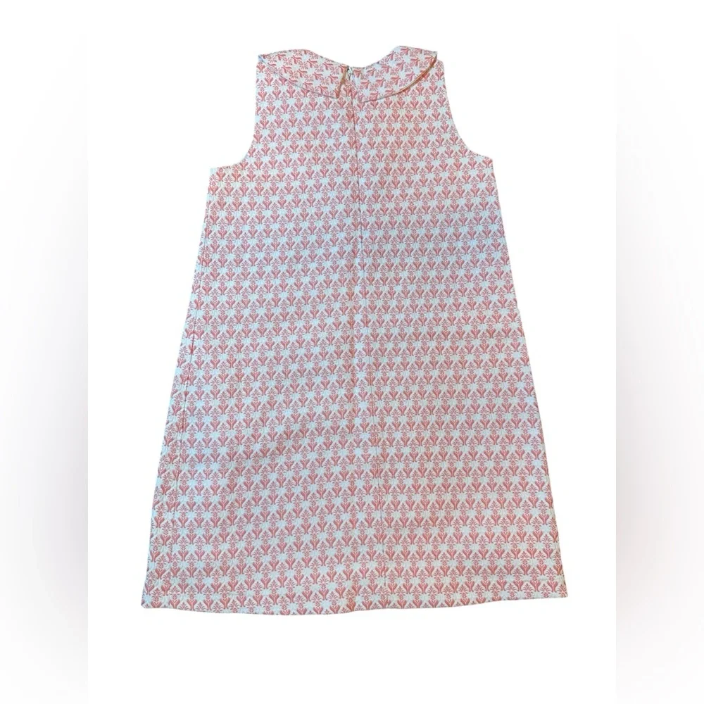 Bleu Comme‎ Gris Paris Alicante Coral Jacquard Dress Girls 8 NWT